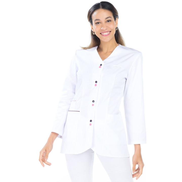 Tunique médicale manches longues transformables femme REMI