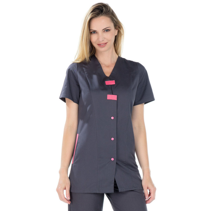 Tunique professionnelle femme manches courtes médical REMI