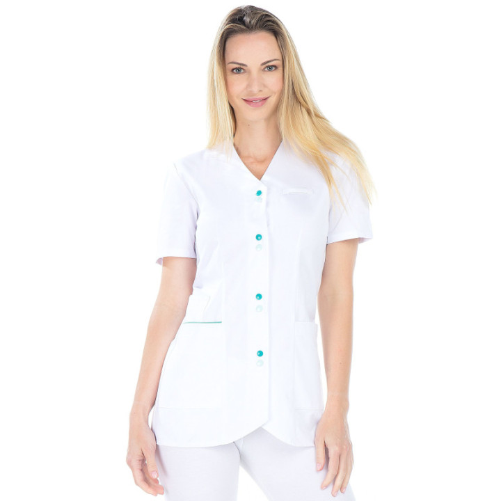 Tunique médicale femme porte badge MAËLLE REMI