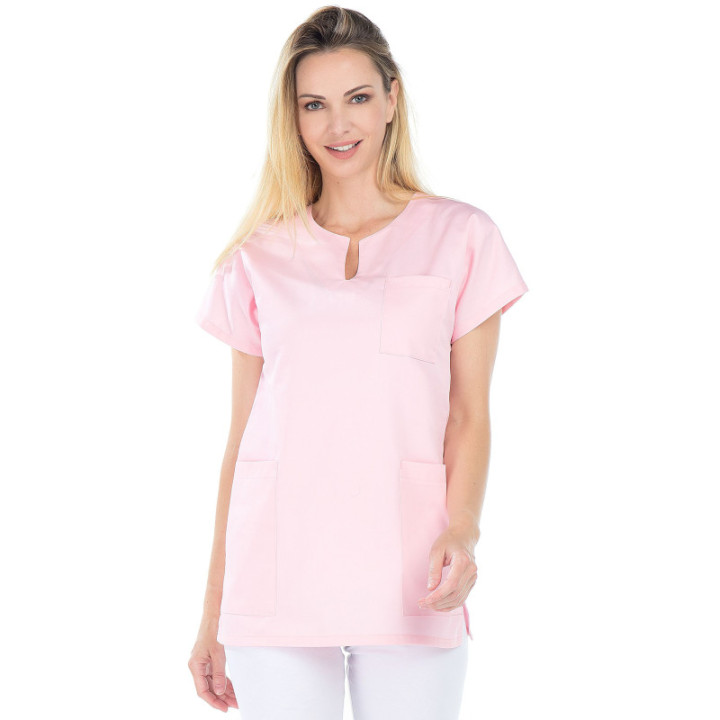 Tunique mixte polycoton manches courtes REMI médical