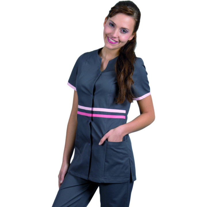 Tunique femme manches courtes médicale REMI polycoton