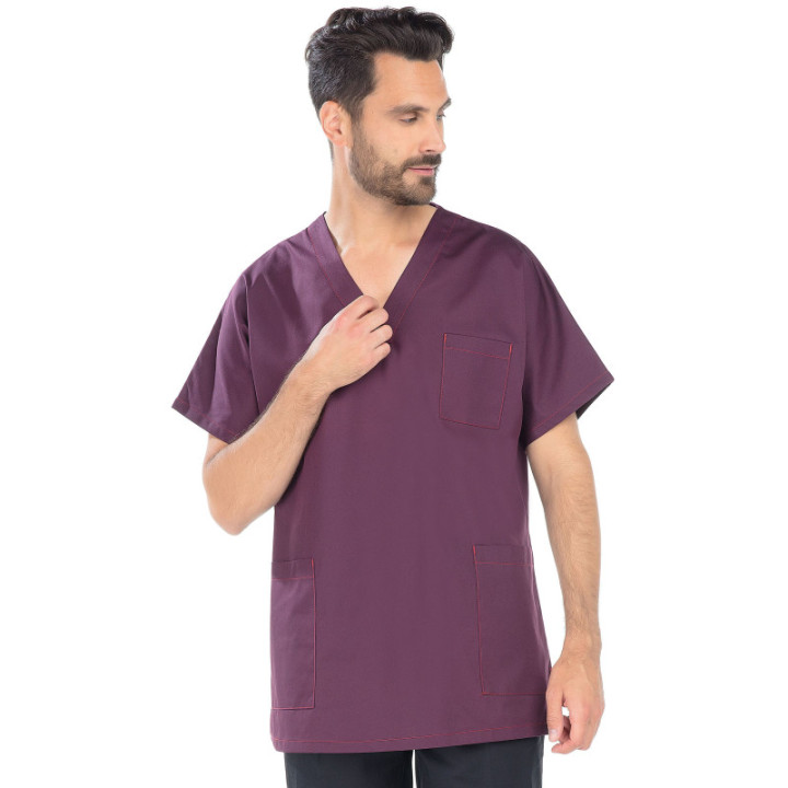 Tunique mixte à enfiler REMI médical manches courtes