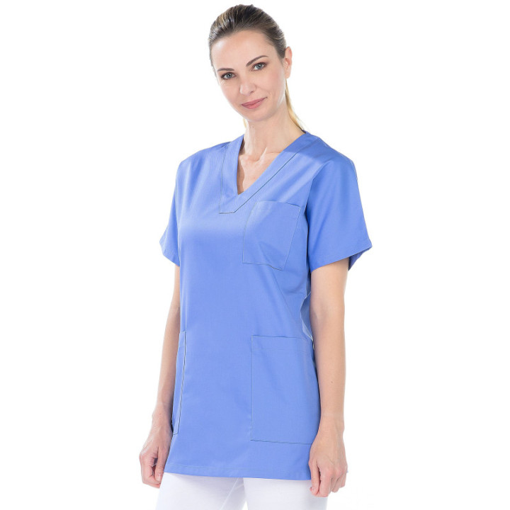 Tunique médicale mixte polycoton manches courtes REMI
