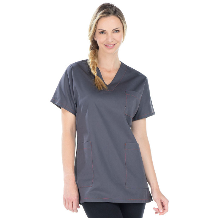 Tunique médicale mixte polycoton manches courtes REMI