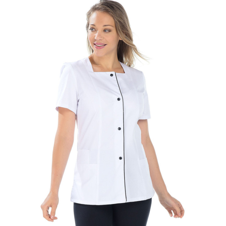 Tunique femme ajustée médicale manches courtes REMI