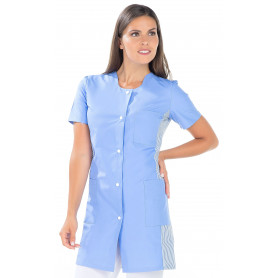 Blouse femme manches courtes coupe cintrée (2)