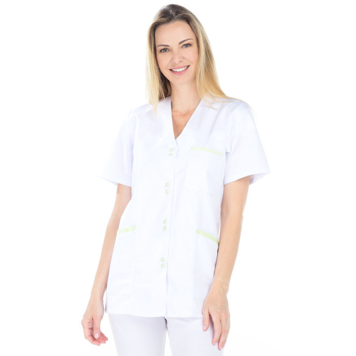 Tunique femme médicale col V manches courtes REMI