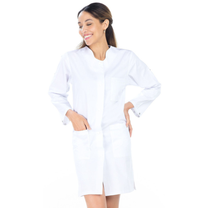 Blouse médicale femme coton bio manches longues ELSA REMI