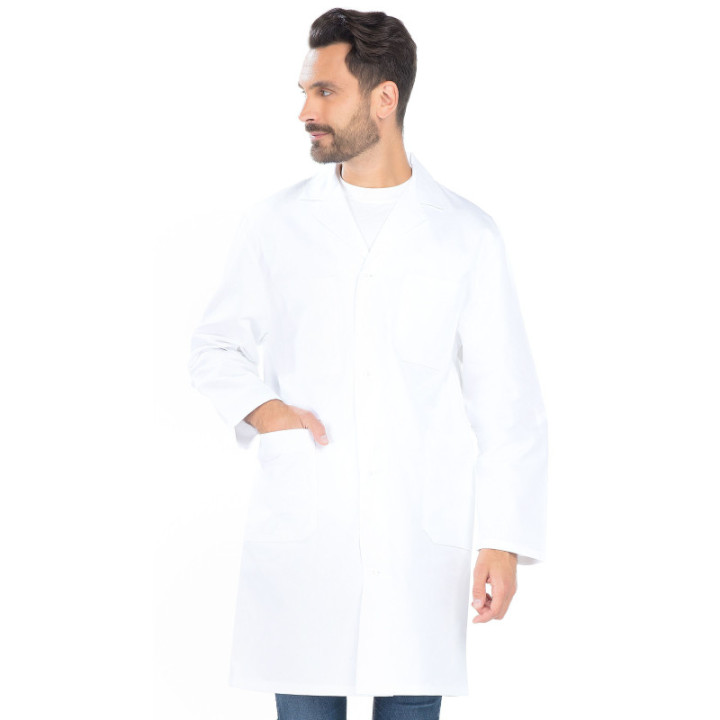 Blouse de travail mixte manches longues polycoton médical REMI