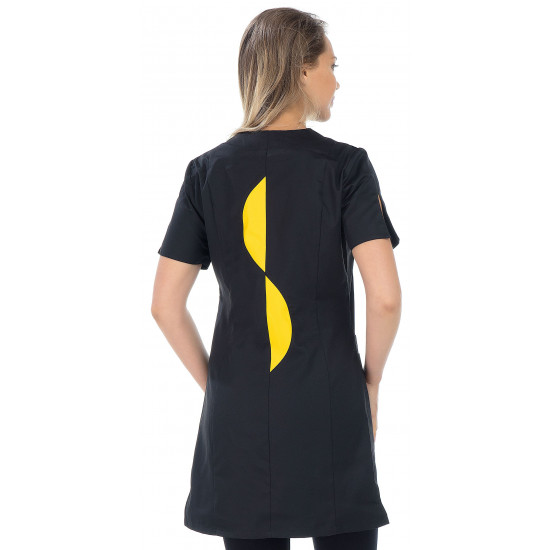 Blouse ¾ manches courtes et coupe ajustée