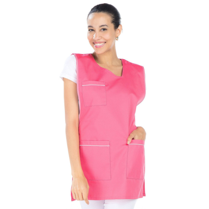 Chasuble femme professionnelle médicale à lacets côté