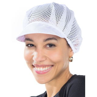 Casquette gavroche filet agroalimentaire blanche REMI