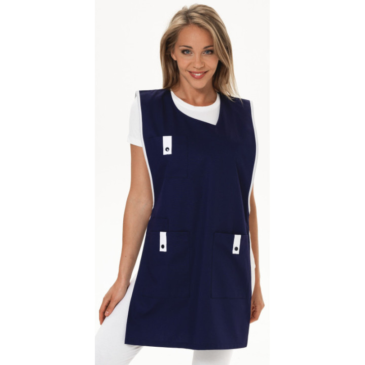 Chasuble femme col décalé REMI pour métiers médicaux