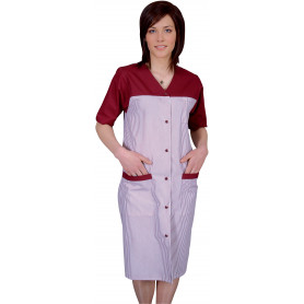 Blouse femme manches courtes, col V (2)