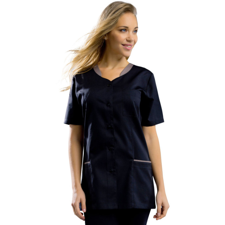 Tunique médicale femme manches courtes REMI 3 poches