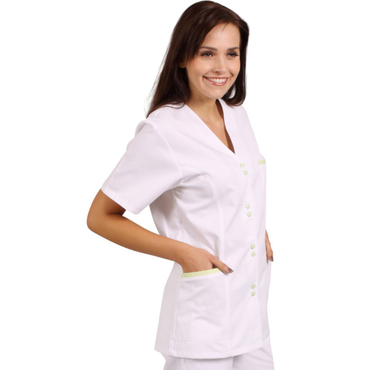 Tunique médicale femme col V manches courtes REMI