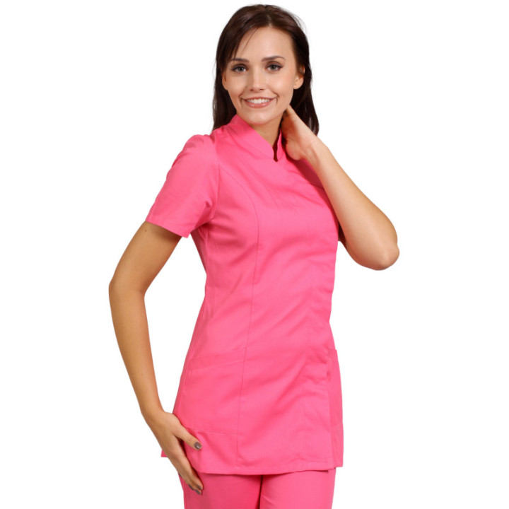 Tunique femme col officier médical manches courtes REMI
