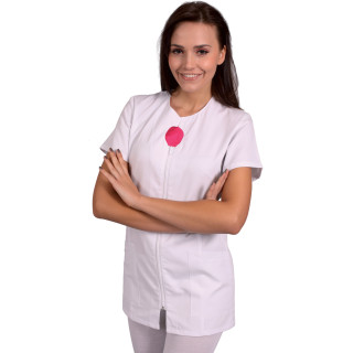 Tunique médicale femme zippée REMI manches courtes