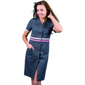 Blouse femme manches courtes, col fantaisie (2)