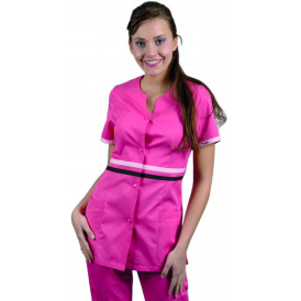 Tunique LOU MC REMI CONFECTION anis fuchsia anthracite (2)