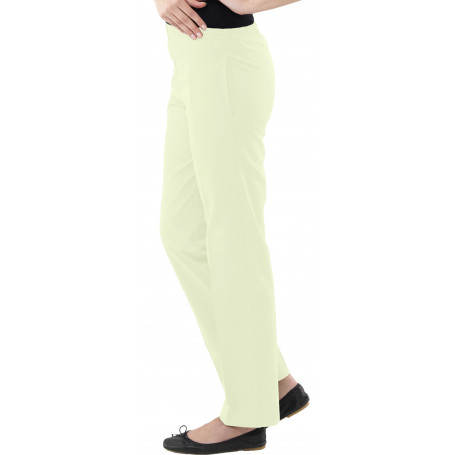Pantalon médical femme coupe ventre plat