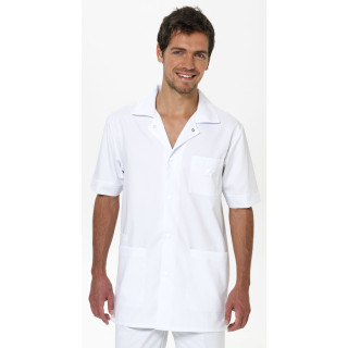 Tunique mixte professionnelle REMI manches courtes col chemisier