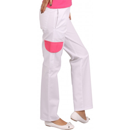 Pantalon médical femme ventre plat