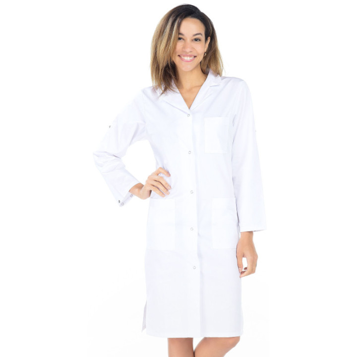 Blouse médicale femme manches transformables polycoton REMI