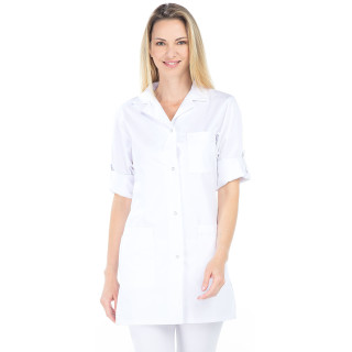 Tunique médicale femme manches transformables polycoton REMI