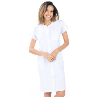 Blouse médicale femme coton blanc CATHERINE REMI