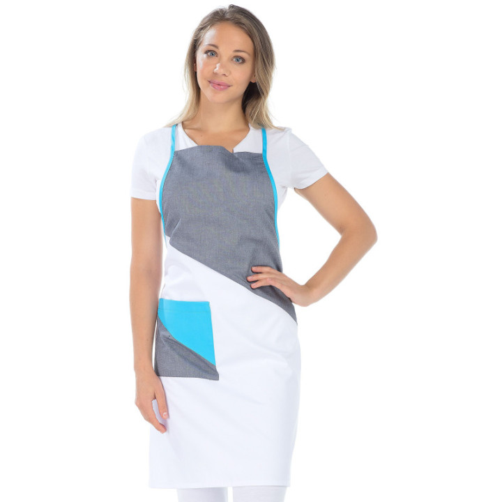 Tablier bavette 1 poche REMI pour restauration et accueil