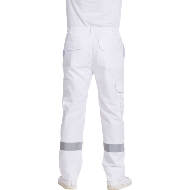 Pantalon ambulancier homme blanc REMI – vêtement pro