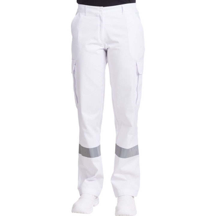 Pantalon ambulancier homme blanc REMI – vêtement pro