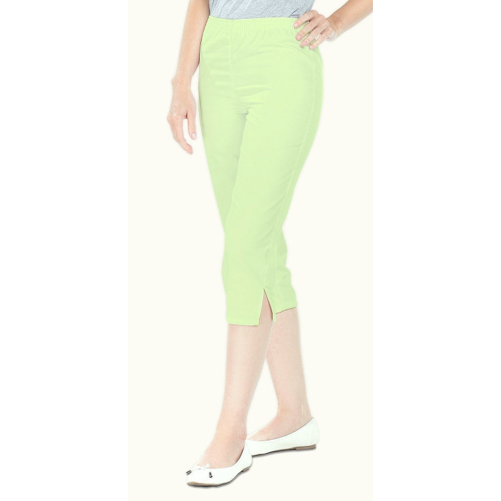 Pantacourt corsaire femme pro médical taille élastiquée