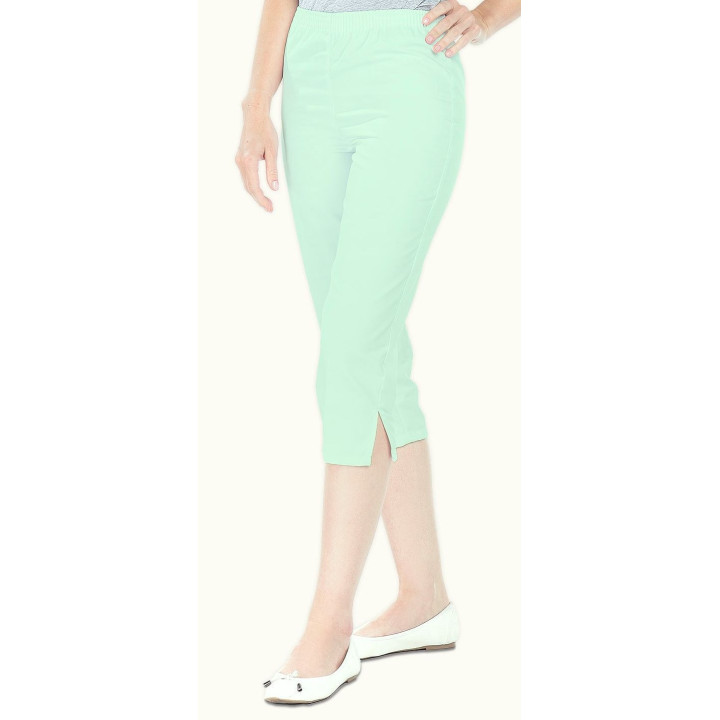 Pantacourt corsaire femme pro médical taille élastiquée