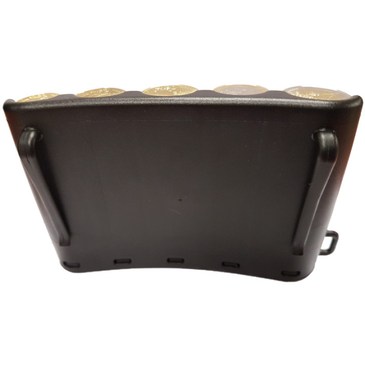 Monnayeur ceinture 5 pièces noir pour serveur serveuse