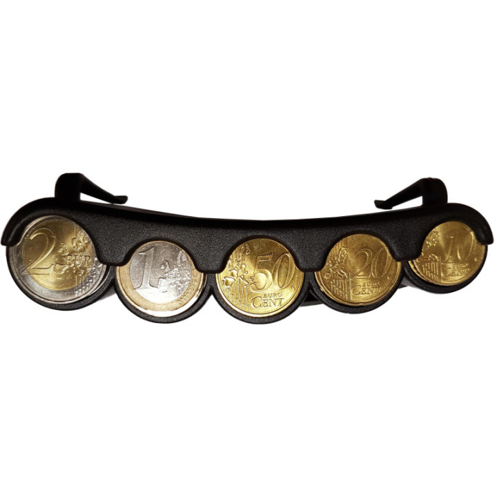 Monnayeur ceinture 5 pièces noir pour serveur serveuse