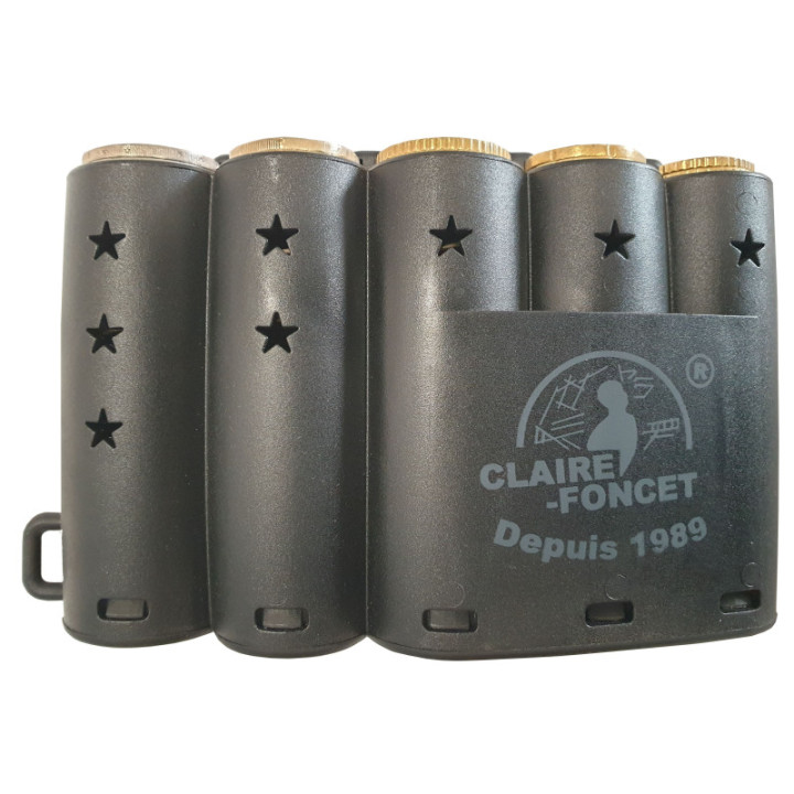 Monnayeur ceinture 5 pièces noir pour serveur serveuse