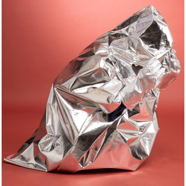 Poncho de survie ignifuge tissu de verre alu EPI forêt