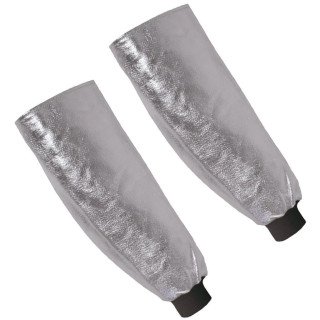 Manchettes kevlar 40 cm aluminisées travail anti-chaleur