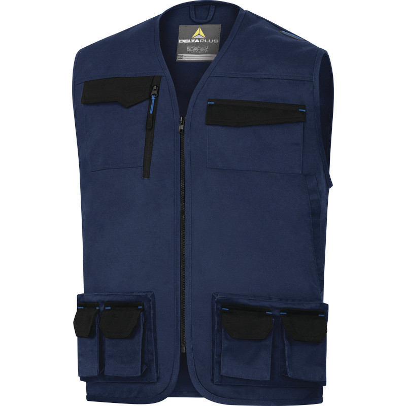 Gilet de travail en polyester / coton