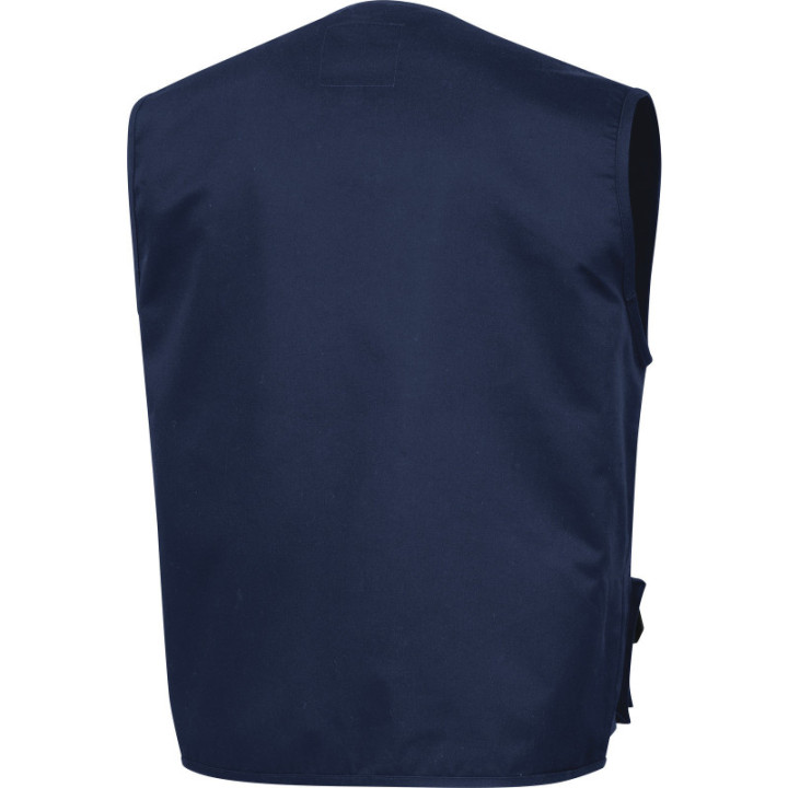 Gilet de travail multipoches polyester coton DELTA PLUS