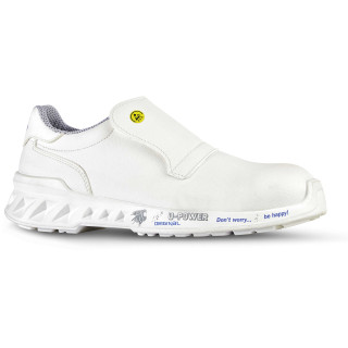 Chaussures de sécurité blanches industrie chimie ESD S2 SRC