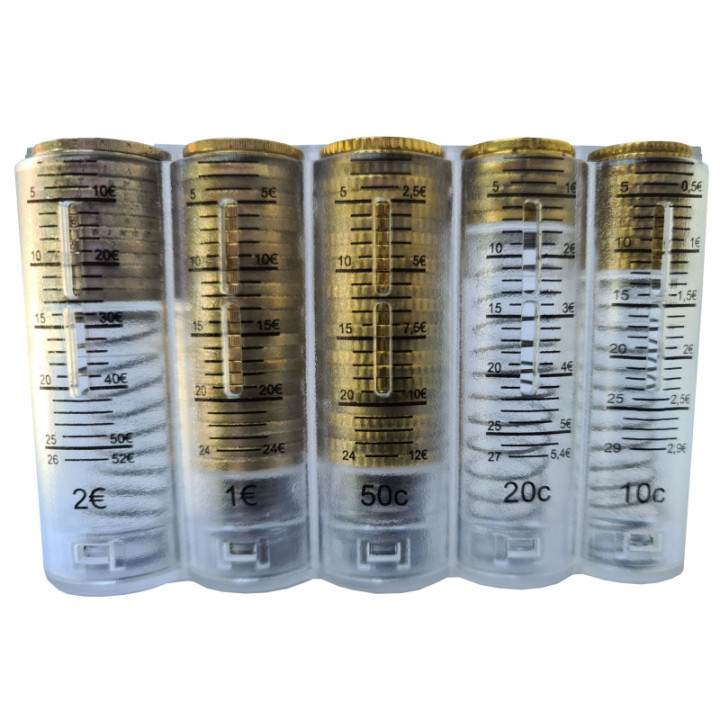 Sacoche serveur tissu avec monnayeur euro 5 pièces intégré