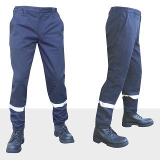 Pantalon sécurité incendie SSIAP DCA bandes réfléchissantes