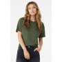 T-shirt crop femme ample et confort