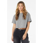 T-shirt crop femme ample et confort