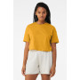 T-shirt crop femme ample et confort