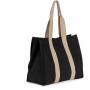 Grand sac shopping à soufflet recyclé