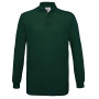 Polo homme manches longues safran B&C